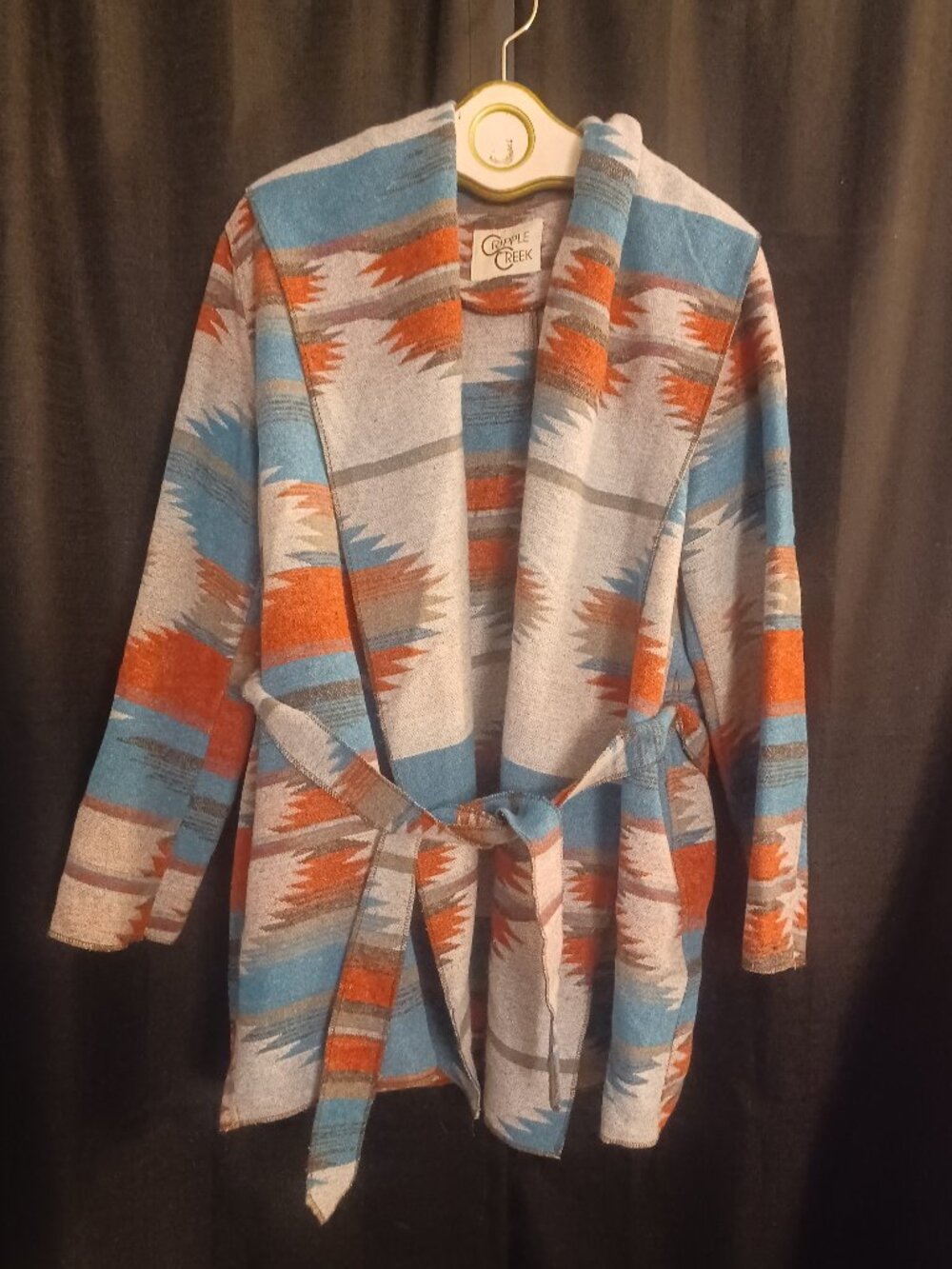 Cripple Creek Aztec Robe Jacket Sz XL
